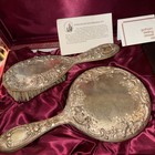 Gorham Sterling Silver Dresser Set 3 Piece - Mirror Hair Brush Comb