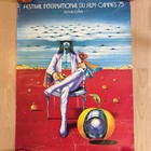 Cannes Film Festival 1975 Original French Poster Movie Memorabilia Siudmak Rare