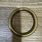 Solid Brass Ring 2    Outside D Made Italy Nos 2 25