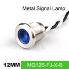 12mmstainless Steel Led Signal Lamp Indicator Pilot Warning Light Boat Car Panel