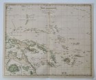 Oceania Australia West Polynesia Papua New Guinea 1860 Berghaus Scarce Old Map