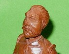 German Black Forest Wood Carved Stout Bearded Man Holding A Hat  Freiburg