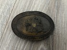 Rare Vintage Western Union Telegraph Company Belt Buckle Original Employee Gift