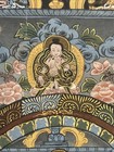 19th Century Antique Tibetan  Thangka   Buddha Religious Painting On Cotton