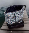 Nwt  Vera Bradley Deluxe Travel Tote Bag  Xl  Lisbon Medallion Cool  Msrp  149 