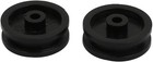 20pcs 13mm Dia Plastic Belt Pulley Black For Diy Model