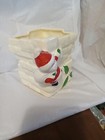 Vtg Christmas Relpo Planter 4 5  Santa Claus Climbing Chimney Made In Taiwan 