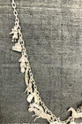 Silver Diagonal 18 Charm Native American Style Necklace
