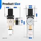 Air Pressure Regulator  Hoodutric 1 4 Inch Air Compressor Water Separator