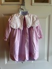 Toddler Girls 2t Pink   White Polka Dot Scalloped Edge Thanksgiving Turkey Dress