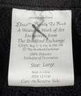 Elvis Presley Bradford Exchange Vest Womens L Black Fleece Ready To Rock Rare