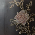 Antique Chinese Ebonized Six Panel Dressing Screen Early 20thc