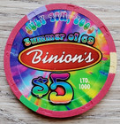  5 Las Vegas Binions Summer Of 69 Casino Chip - Uncirculated