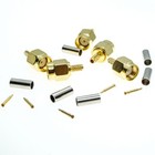 Sma Male Plug Crimp For Rg174 Rg316 Lmr100 Coaxial Cable Lot Rf Coax Connector