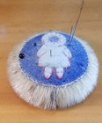 Vintage Native Alaska Indian Handcrafted Pin Cushion 3  Rare