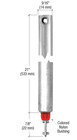 Crl Fh2120 21  Tubular Spiral Tilt Window Balance Red Bushing