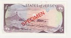 1993 Jersey   5 Five Pound Specimen Banknote - P  21s - Unc -   32279