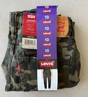 Levi   s Jogger Pants Boys Sz 10 Slim Fit Stretch Camouflage Green