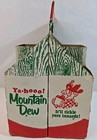 Rare Vintage 1960 s Mountain Dew 6 Pack Bottle Carrying Case Hillbilly Ya-hoo 
