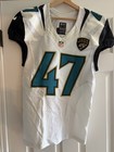 2016 Jacksonville Jaguars  47 Jarrod Wilson  michigan  Game Used Worn Jersey