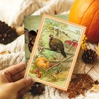 Greenpine 27pcs Thanksgiving Vintage Greeting Cards Bulk