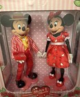 Disney Mickey   Minnie Mouse Valentines Day Doll Figures - Limited Le 3610 - New