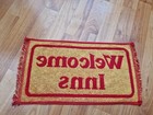 Rare Vintage Welcome Inns Pub Bar Beer Towel Breweriana