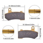 Ceramic Front Rear Brake Pads For Harley Davison Touring 2008-2026 41854-08