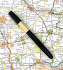 Vintage Waterman Citation  taperite  Fountain Pen  Restored W  14k Gold Nib  Usa