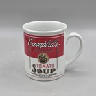 Vintage Campbell s Tomato Soup Coffee Mug Cup 125th Anniversary 9 Oz - Set Of 2
