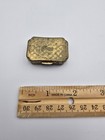 Vintage Stratton Pill Box With Floral Design