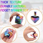 Qlkunla Fidget Cube Spinner Anti-anxiety Focusing 1 2 Inches  Rainblow
