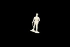 Marx Sailor Shore Patrol  Pliable White Resin  54mm Plastic Toy Soldiers Playset