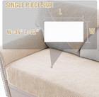 Waterproof Couch Cover Plush Sofa Cover With Strap Soft Anti Slip Sofa Slipcover