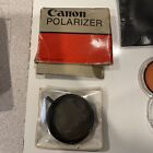 Vintage Camera Parts Lot  Polarizers  Lens Cleaner  Leather Case  Cords