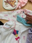 Vintage 70s 80s 90s Baby Pajamas  Bib  Outfit Clothing Lot Antique Lot Of 17