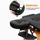 New Universal Adjustable Massage Table Face Cradle And Pillow 3  Foam Black