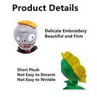 Jhesao 10pcs Plants And Zombies Plush Zombies Toys Random Different Types