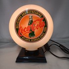 Vtg  Coca-cola Advertising Gas Pump Globe  9 75  Coke Globes Soda Lamp