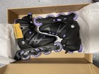 K2 Skate Women s Alexis 80 Pro Black lavendar Inline Skates Rollerblades Size 10