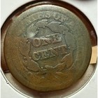 1851 Braided Hair Liberty Head Large Cent Us Copper Penny Coin S082