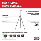 Laser Level Tripod 72 In  Adjustable With 360-degree Quick Connect Laser Mount