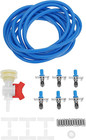 Automatic Rabbit Watering Kit With 6 Nipple Drinker Feeders 16 Foot Hose Set