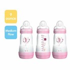 Mam Easy Start Anti-colic Bottle 9 Oz  3-count   Baby  Assorted Colors   Sizes 