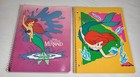 Disney The Little Mermaid Notebook Lot  1990 s New Old Stock