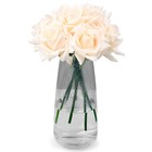 7 Pcs Faux Silk Rose Artificial Flower Real Touch Decoration Diy Home