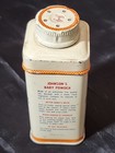 Vintage 1 1 2 Oz  Johnsons Baby Powder Tin With Contents