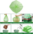 Biodegradable Trash Bags 4-6 Gallon  100 Counts  Extra Thick Small Trash Bag Rec