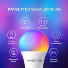 A19 Smart Wifi Led Light Bulbs  Rgbcw Multi-color Changing E26 9w 800lm Bulbs 6
