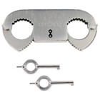 Professional Metal Thumbcuffs Set With 2 Handcuffkeys - Features Double Lock